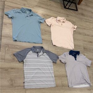 BUNDLE: Mizzen+Main Light Blue Polo Shirt